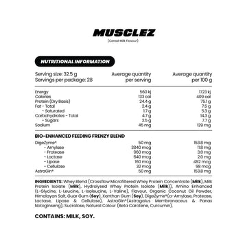 Zombie Labs MUSCLEZ - Bio-Enhanced Whey Protein Powder