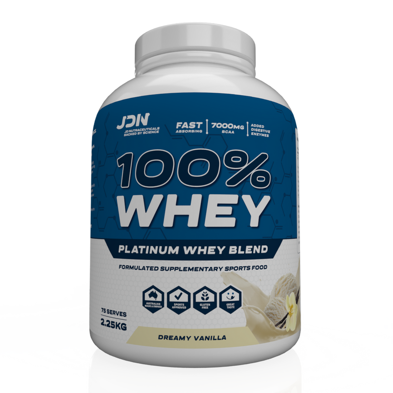 100% PLATINUM WHEY BLEND 2.25KG By JDN - Nutrition King