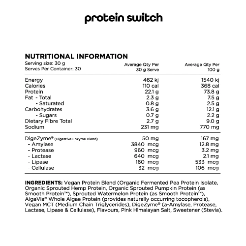 Protein Switch - Nutrition King